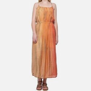 NWT $298 Anthropologie Frye Boot Company Shibori Cami Maxi Tie Dye Dress